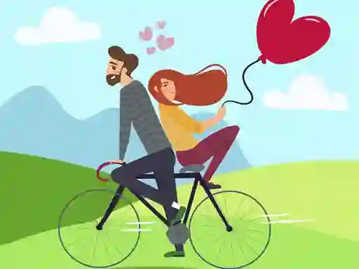 שפּיל Couple in Love Jigsaw אָנליין