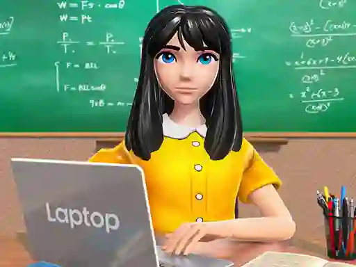 שפּיל School Teacher Game School Day אָנליין