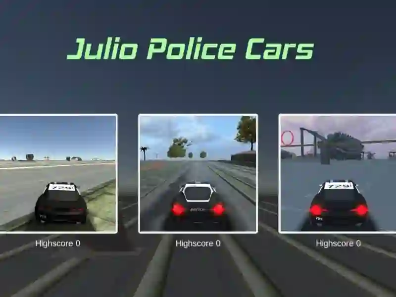 שפּיל Julio Police Cars אָנליין