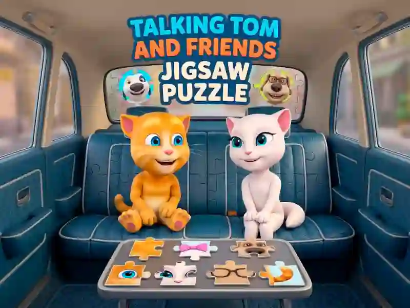 שפּיל Talking Tom and Friends Jigsaw Puzzle אָנליין