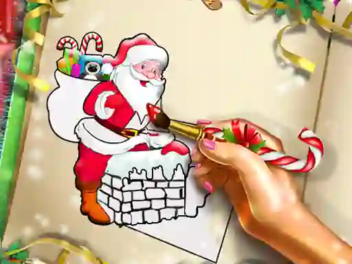 שפּיל Santa Christmas Coloring אָנליין