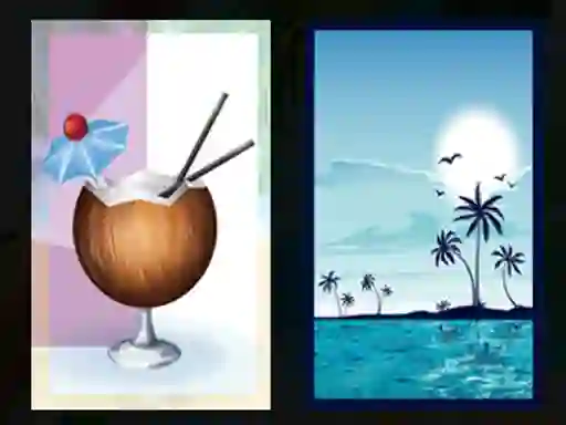 שפּיל Beach Cocktails Memory אָנליין