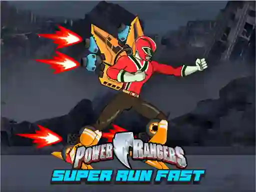 שפּיל Power Rangers Super Run Fast אָנליין