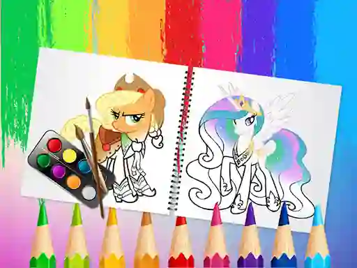 שפּיל Sweet Pony Coloring Book אָנליין