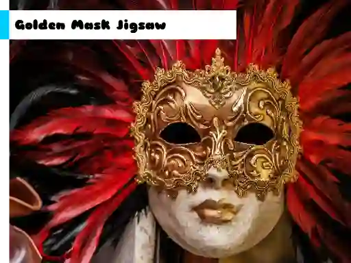 שפּיל Golden Mask Jigsaw אָנליין