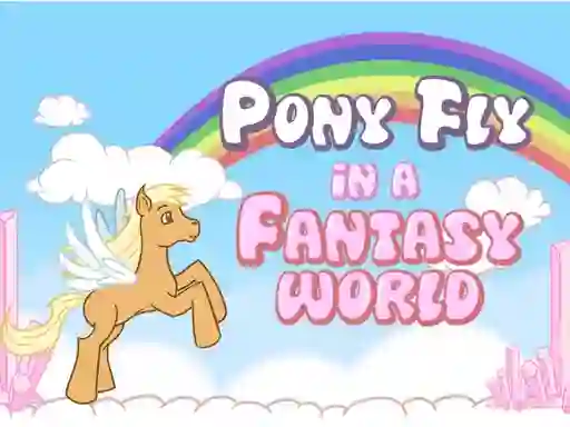 שפּיל Pony fly in a fantasy world אָנליין
