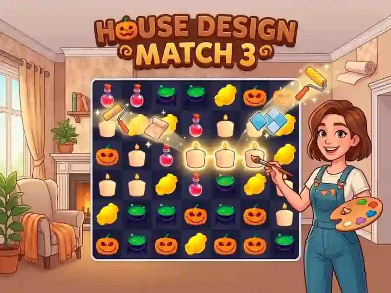 שפּיל House Design Match 3 אָנליין
