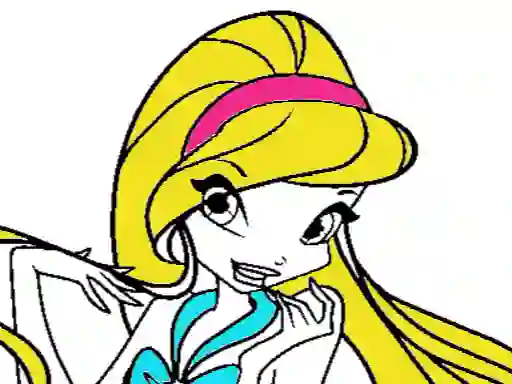שפּיל Winx Coloring book אָנליין