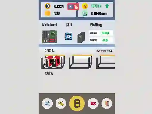 שפּיל Bitcoin Clicker אָנליין