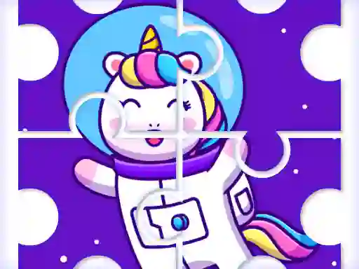 שפּיל Cute Rainbow Unicorn Puzzles אָנליין