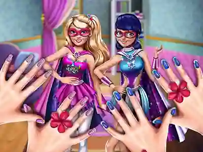 שפּיל Princess Superheroes: Beauty Salon אָנליין