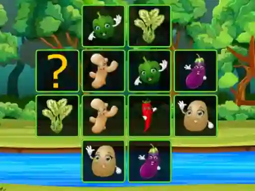 שפּיל Vegetable Cards Match אָנליין