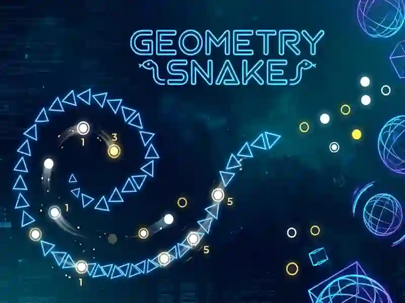 שפּיל Geometry Snake אָנליין