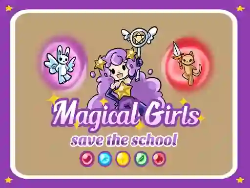 שפּיל Magical Girls Save the School אָנליין