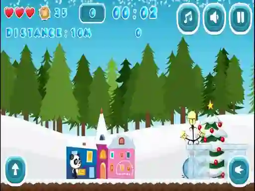 שפּיל Christmas Panda Run אָנליין