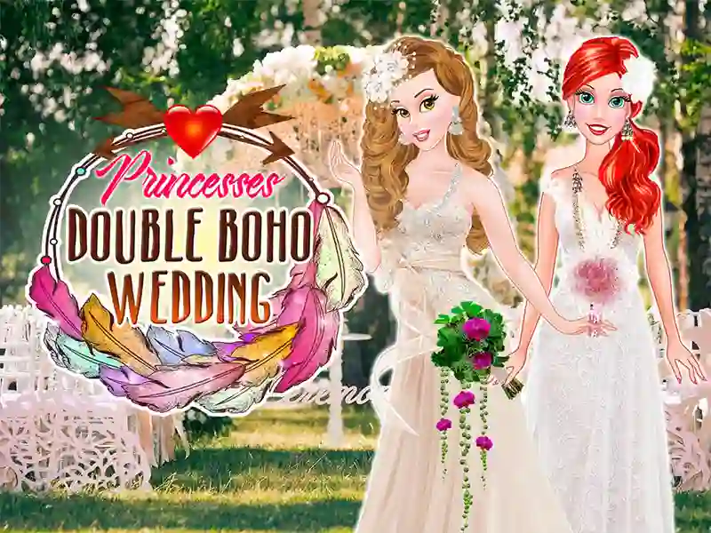 שפּיל Princesses Double Boho Wedding אָנליין