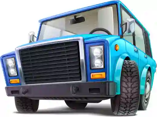 שפּיל Cartoon Trucks Puzzle אָנליין