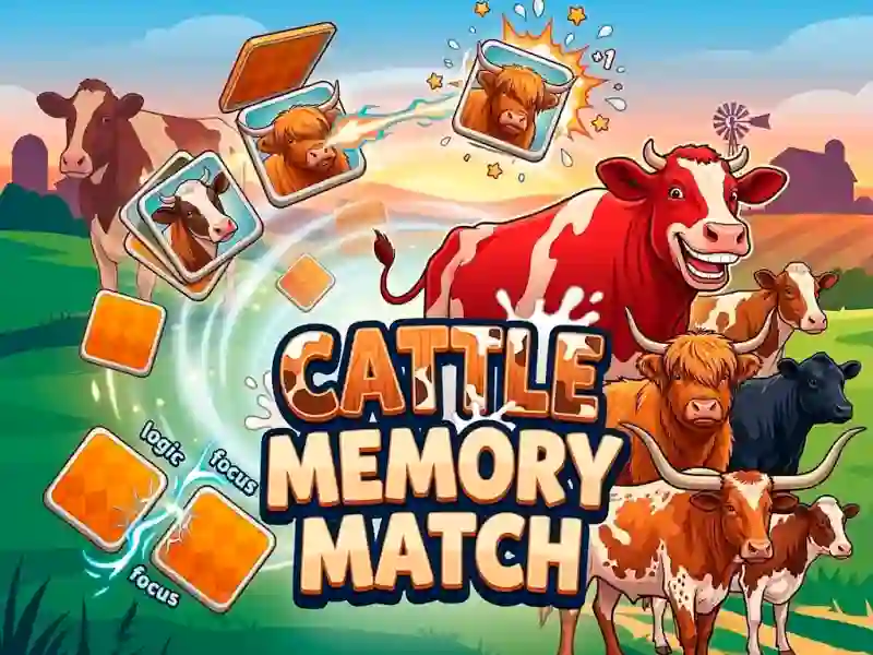 שפּיל Cattle Memory Match אָנליין