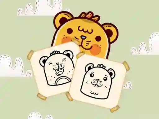 שפּיל Happy Hamster Coloring אָנליין