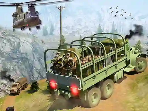 שפּיל Army Cargo Transport Driving אָנליין