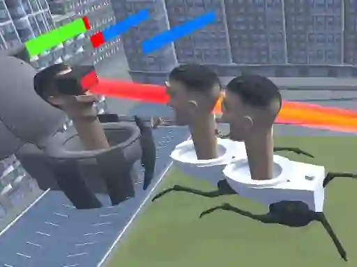 שפּיל Merge Toilet Skib Fight אָנליין
