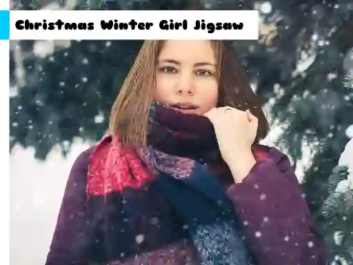 שפּיל Christmas Winter Girl Jigsaw אָנליין