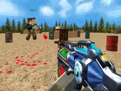 שפּיל Paintball Fun Shooting Multiplayer אָנליין