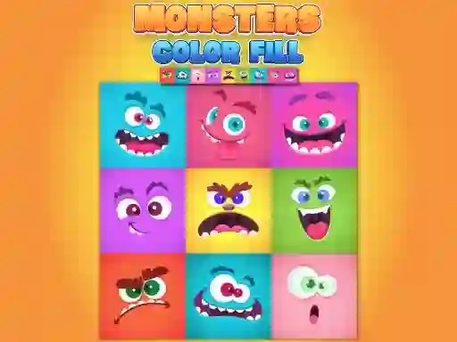 שפּיל Monsters Color Fill אָנליין