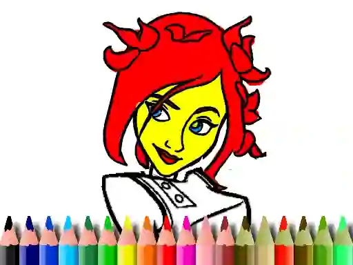 שפּיל Back To School: Cute Girl Coloring אָנליין