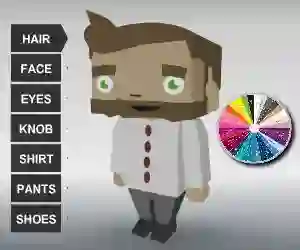שפּיל Coloring Bloxy Boy אָנליין