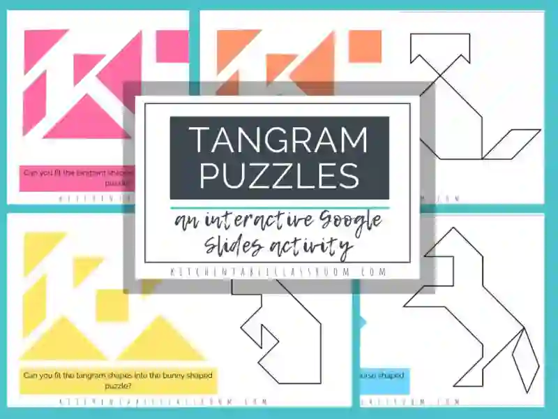 שפּיל Tangrams אָנליין