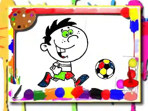 שפּיל Football Coloring Time אָנליין
