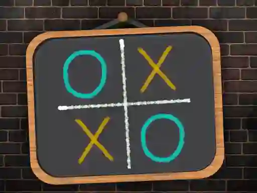 שפּיל Tic Tac Toe blackboard אָנליין