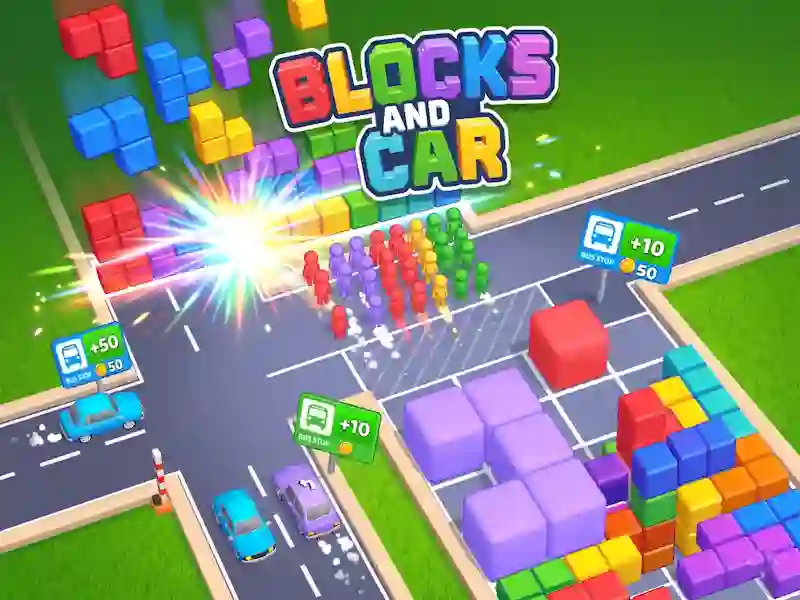 שפּיל Blocks and Car אָנליין