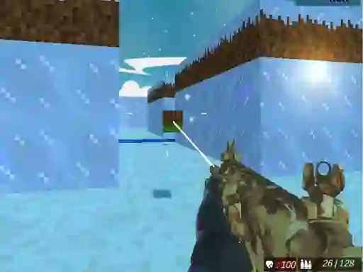 שפּיל Blocky Swat Shooting Iceworld Multiplayer אָנליין
