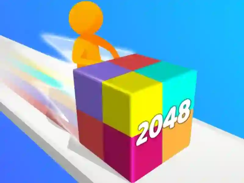 שפּיל Geometry Stack 2048 Run אָנליין