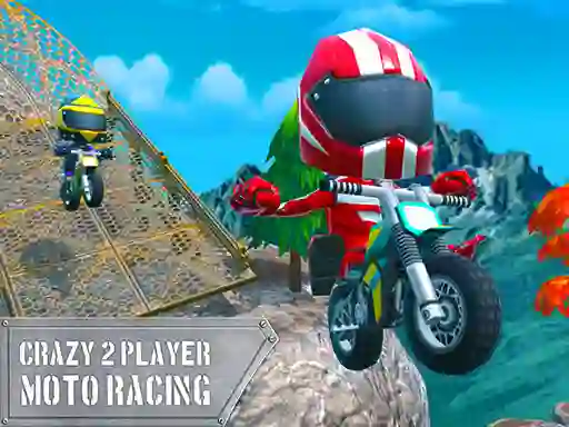 שפּיל Crazy 2 Player Moto Racing אָנליין
