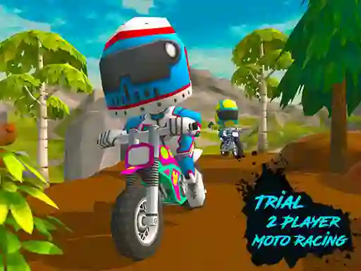 שפּיל Trial 2 Player Moto Racing אָנליין