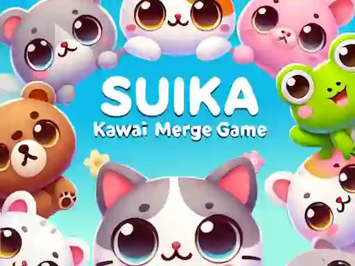 שפּיל Suika Kawaii Merge Game אָנליין