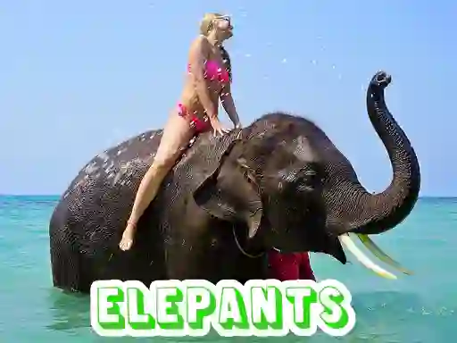שפּיל Elephants Puzzle אָנליין