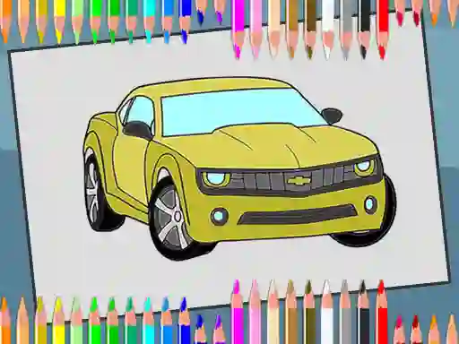 שפּיל American Cars Coloring Book אָנליין