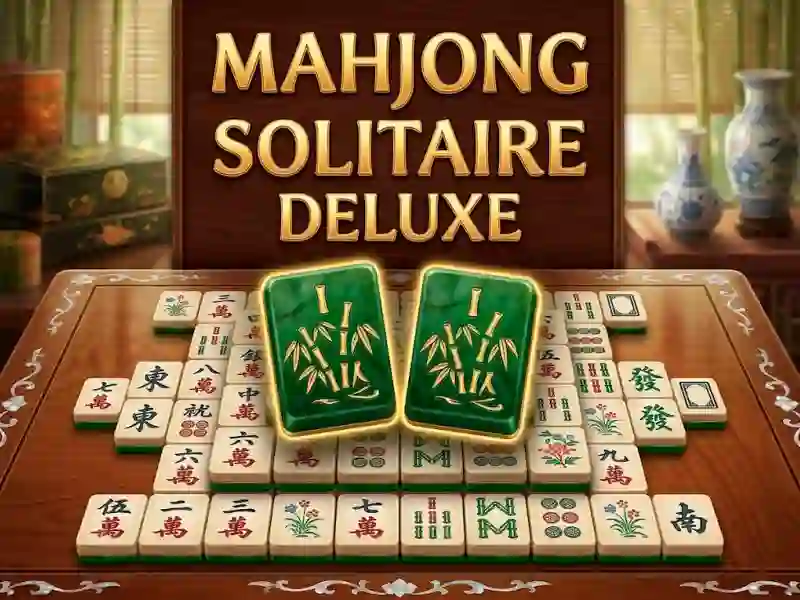 שפּיל Mahjong Solitaire Deluxe אָנליין