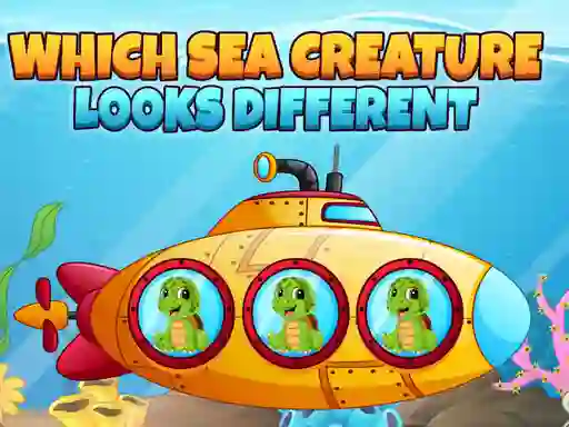 שפּיל Which Sea Creature Looks Different אָנליין