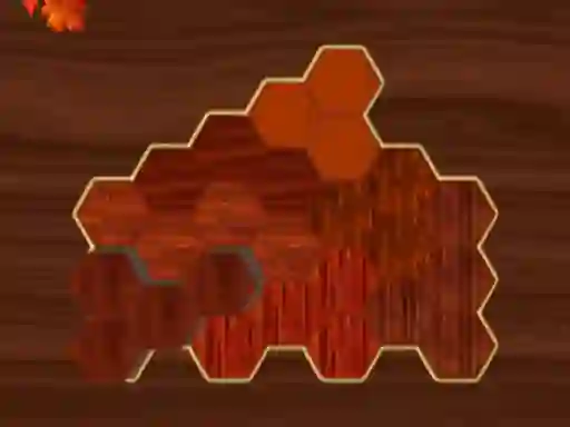 שפּיל Woody Block Hexa Puzzle אָנליין