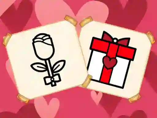 שפּיל Valentine Present Coloring אָנליין