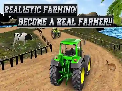 שפּיל Real Tractor Farming Simulator : Heavy Duty Tractor אָנליין