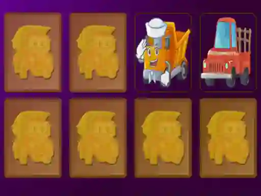 שפּיל Cartoon Trucks Memory אָנליין