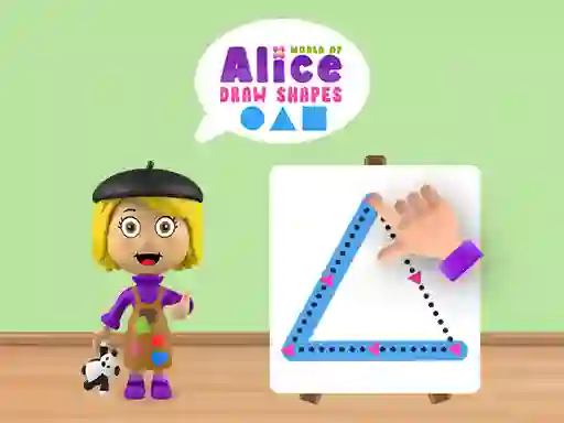 שפּיל World of Alice Draw Shapes אָנליין