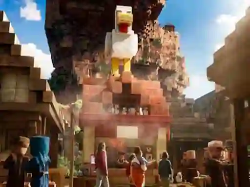 שפּיל Minecraft Lava Chicken אָנליין