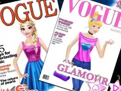 שפּיל Princesses On Vogue Cover אָנליין